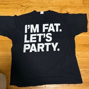 Men’s Black Graphic T-Shirt Sz 2XL